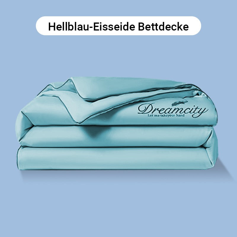 Waschbare, kühlende 4-teilige Bettwäsche – Perfekt für heiße Nächte! 🌙❄️