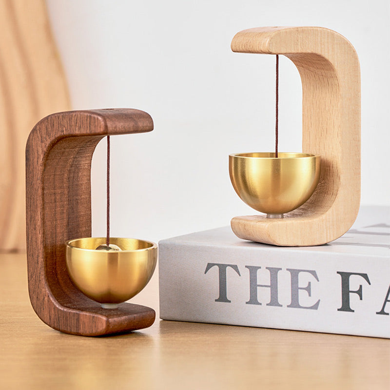 Gluschwein - 🌸🎐Magnetische Türklingel aus Holz mit Windspielfunktion🎐