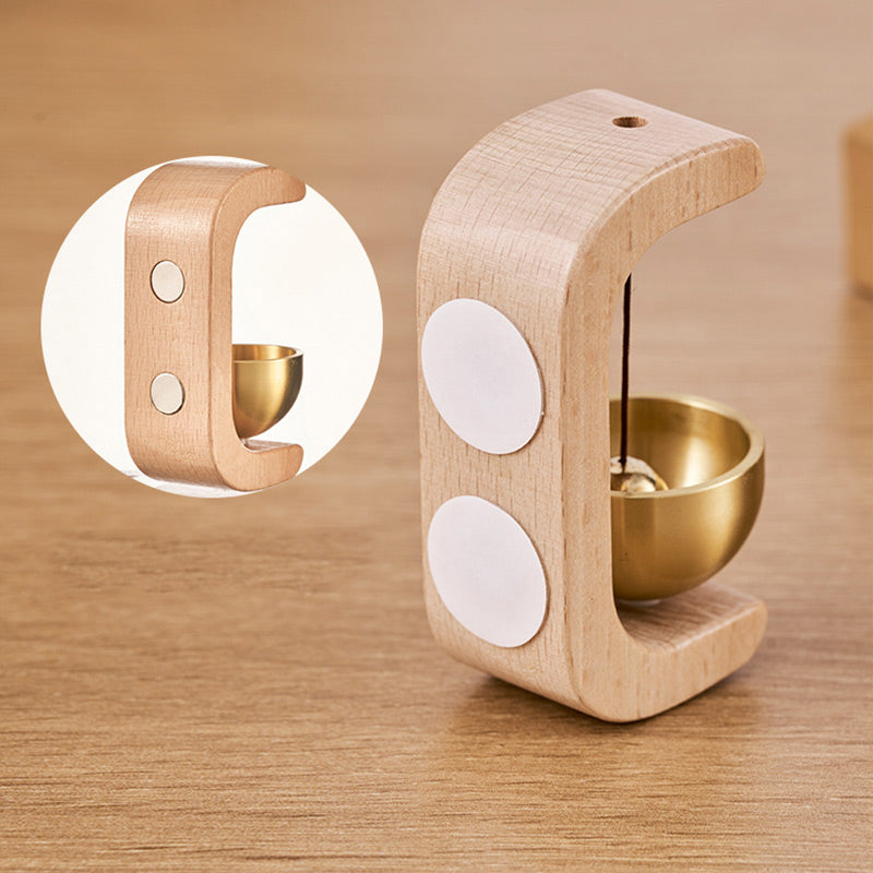 Gluschwein - 🌸🎐Magnetische Türklingel aus Holz mit Windspielfunktion🎐