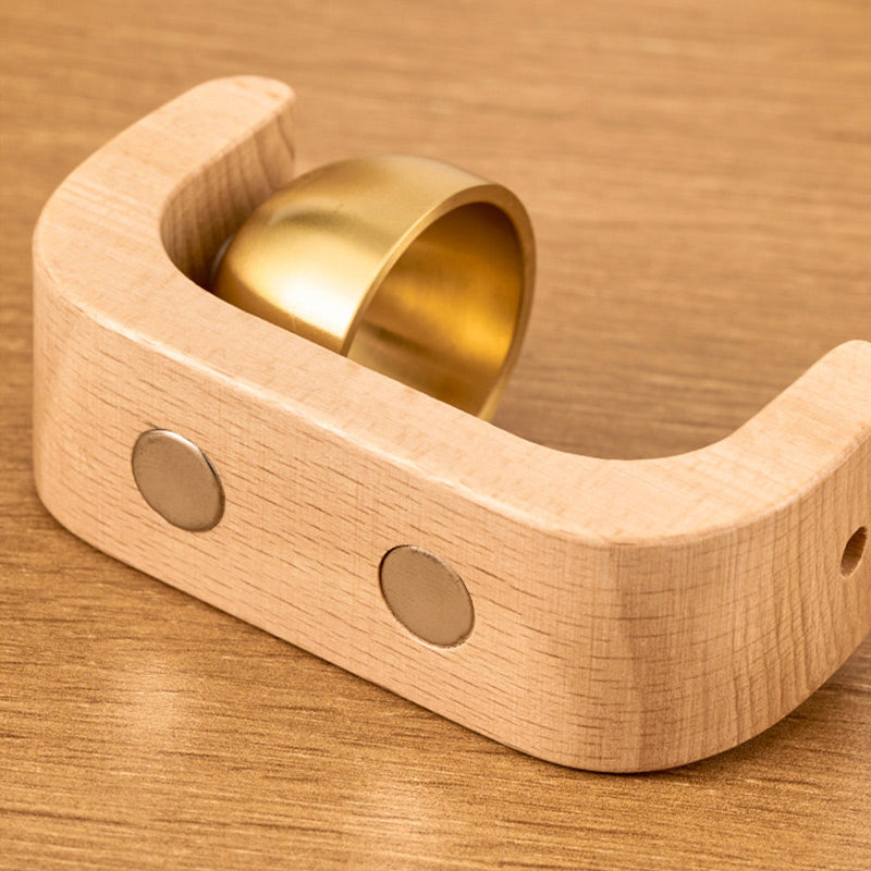 Gluschwein - 🌸🎐Magnetische Türklingel aus Holz mit Windspielfunktion🎐