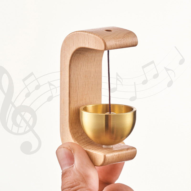 Gluschwein - 🌸🎐Magnetische Türklingel aus Holz mit Windspielfunktion🎐