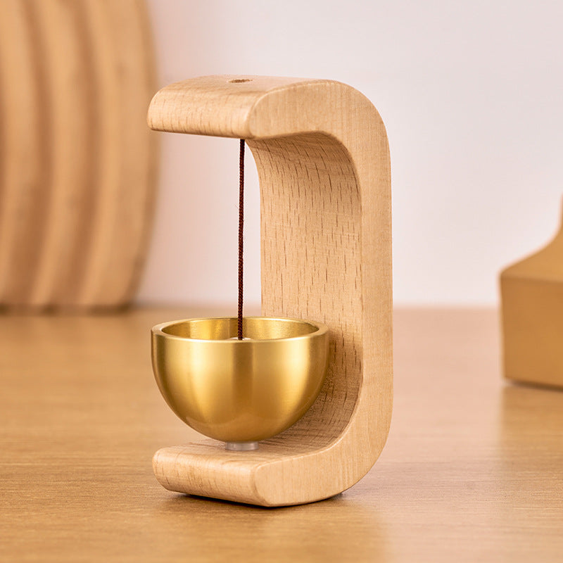Gluschwein - 🌸🎐Magnetische Türklingel aus Holz mit Windspielfunktion🎐