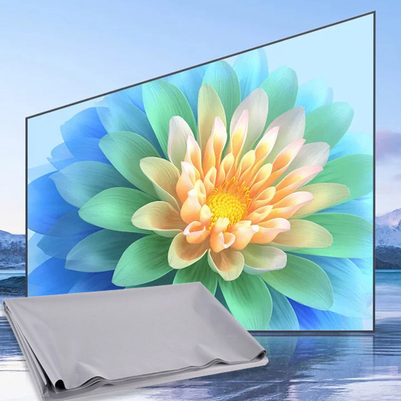 Gluschwein - 📢📢50 % Rabatt!! ⏰Tragbarer 4K-Projektor mit lichtundurchlässiger Faltleinwand