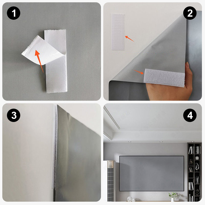 Gluschwein - 📢📢50 % Rabatt!! ⏰Tragbarer 4K-Projektor mit lichtundurchlässiger Faltleinwand