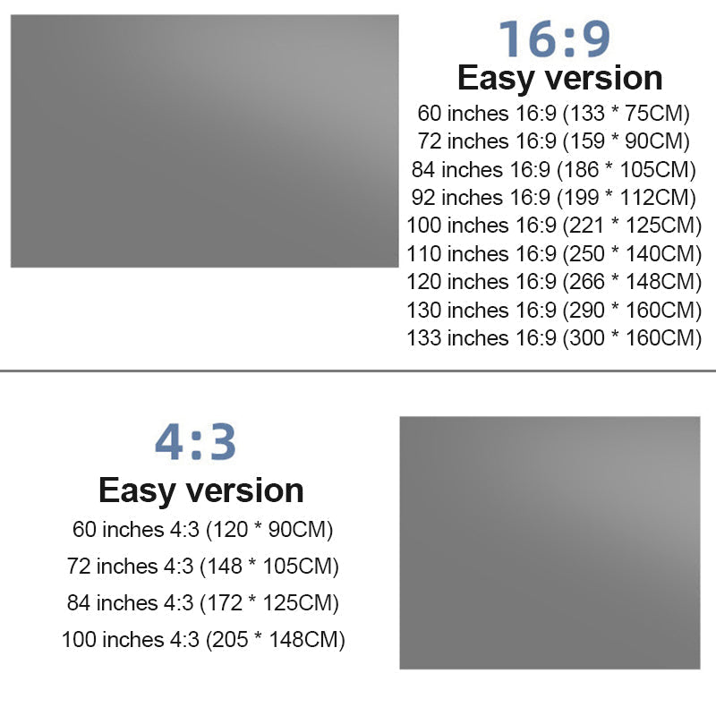 Gluschwein - 📢📢50 % Rabatt!! ⏰Tragbarer 4K-Projektor mit lichtundurchlässiger Faltleinwand