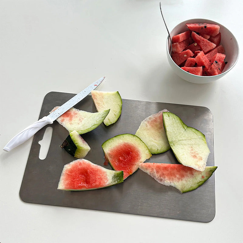🔥2025 Kitchen Hot Sale 49 % Rabatt🔥Antibakterielles Schneidebrett aus Edelstahl