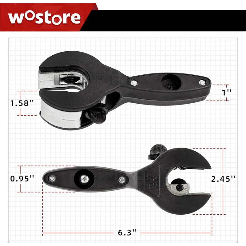📢📢50 % Rabatt!! ⏰🔥Unverzichtbare Werkzeuge für den Haushalt🛠️ 3-teiliges Ratschen-Rohrschneider-Set🔧