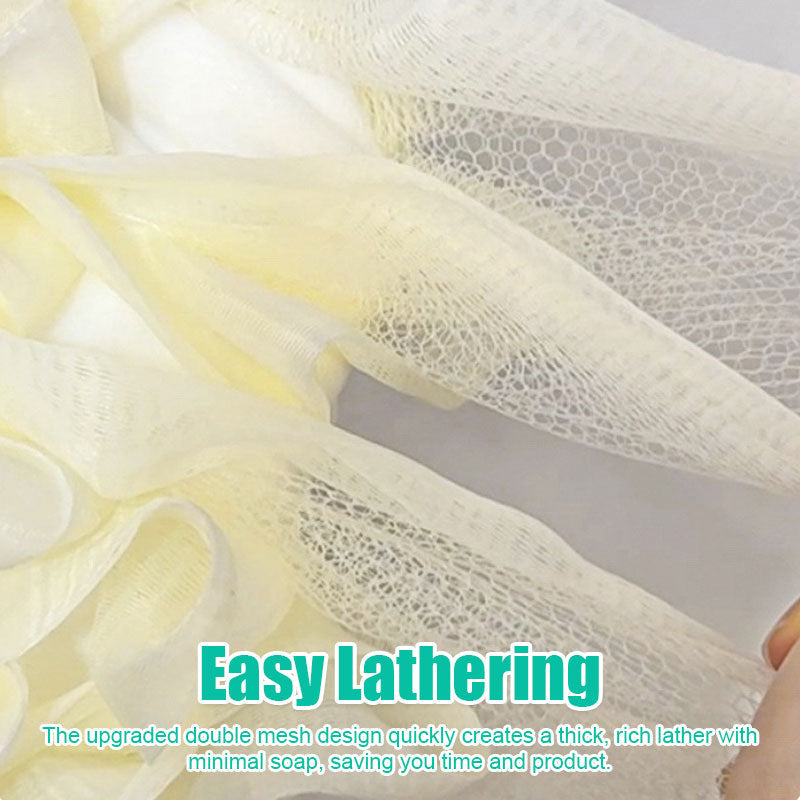 Gluschwein - 🛁2 zum Preis von 1 🧼Peeling-Bad- & Duschkugel mit Seifenhalter