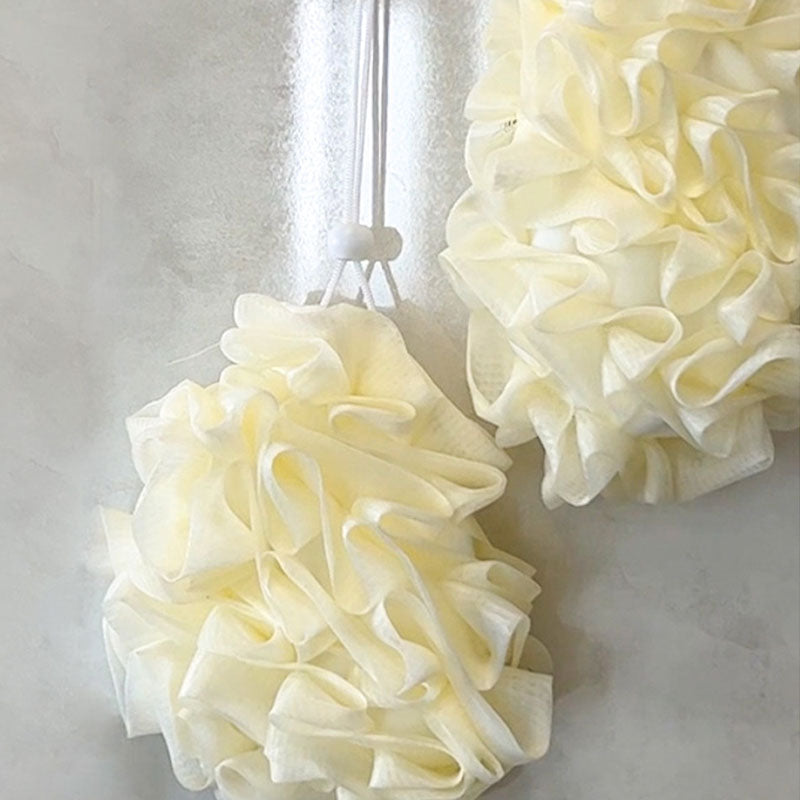 Gluschwein - 🛁2 zum Preis von 1 🧼Peeling-Bad- & Duschkugel mit Seifenhalter