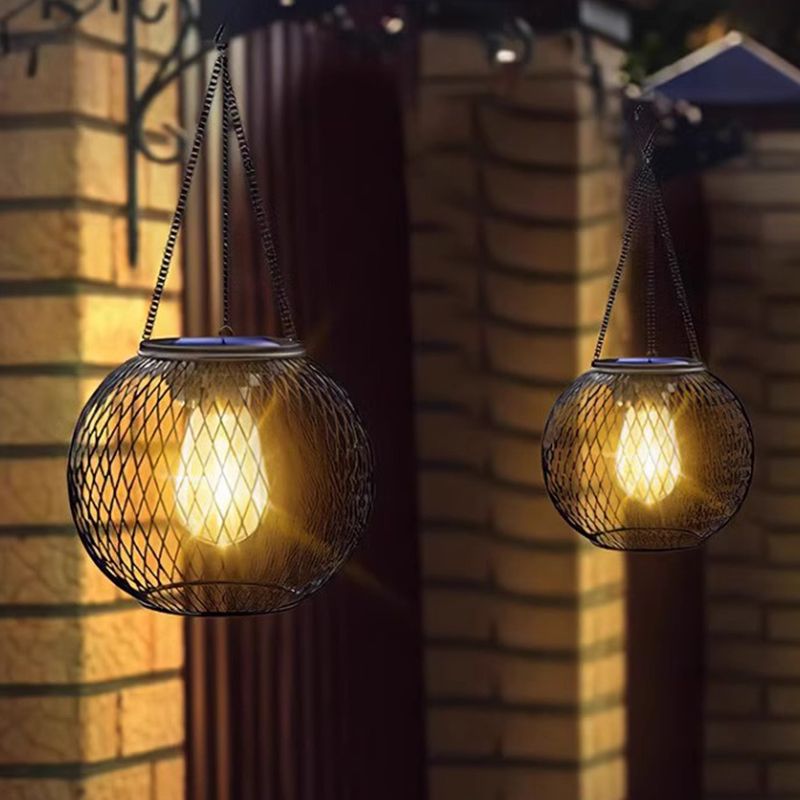 🌞💎 -50% Retro Solar-Hängelampe 💡✨ IP65 wasserdicht, 12h Leuchtdauer, umweltfreundlich für Garten & Terrasse