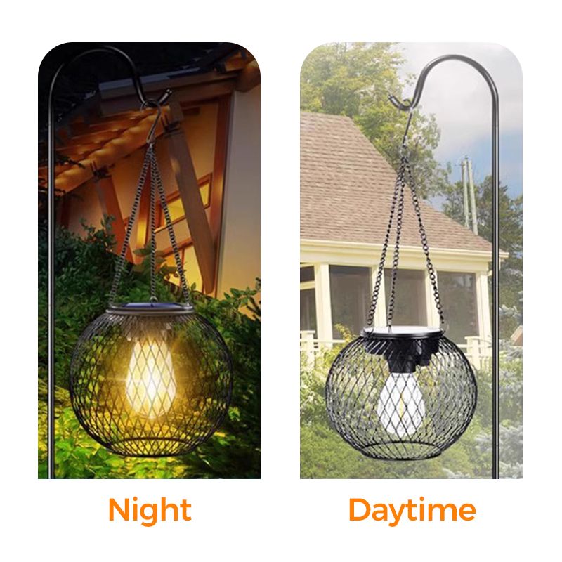 🌞💎 -50% Retro Solar-Hängelampe 💡✨ IP65 wasserdicht, 12h Leuchtdauer, umweltfreundlich für Garten & Terrasse