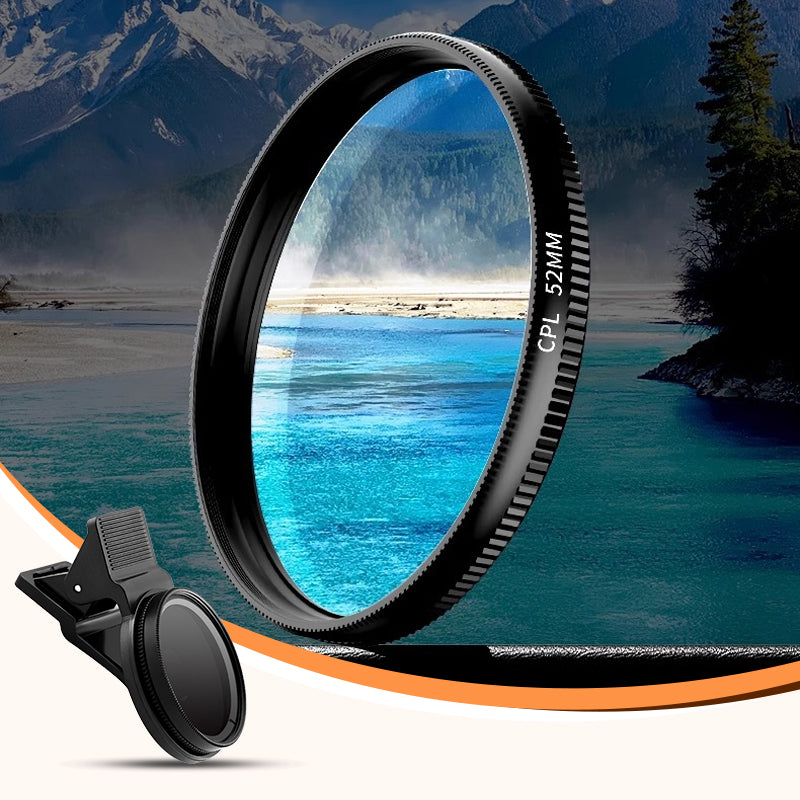 OptiLens | Des photos nettes et claires avec effet polarisant et un design à clip facile