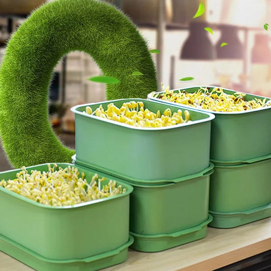 Gluschwein - 🌱💚Stackable Bean Sprout Growing Box🎉 Second One at Half Price! Mehrschichtiges Design, perfekt für den Heimanbau, gesundes grünes Leben!