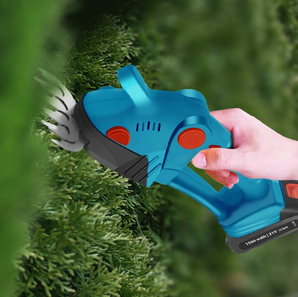 Gluschwein - ✂️ 50% RABATT! 🔋 Lithium-Akku-Heckenschere für präzise Handschnitte – Kabellos, leicht & leise – perfekt für Buchsbaum, Sträucher oder Formschnitt im Garten – geringe Vibration, lange Laufzeit 🌿