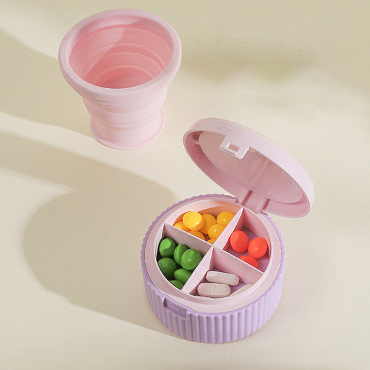 SipnStash – Pillenbox - Immer Wasser & Medikamente griffbereit