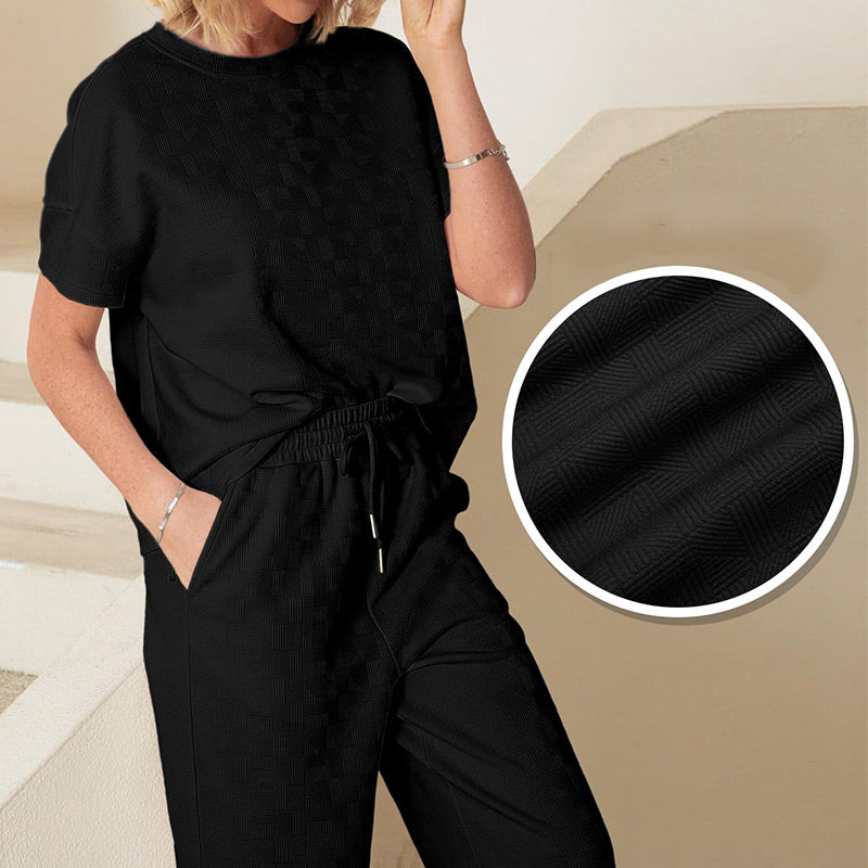 Gluschwein - 🌷Frühling/Sommer Bestseller 🍃Begrenzte Zeit 49% Rabatt💥Damen Sommer 2-teiliger Hausanzug✨