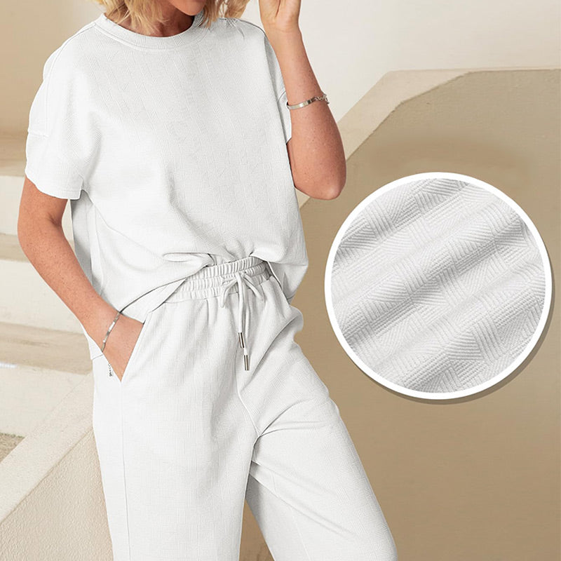 Gluschwein - 🌷Frühling/Sommer Bestseller 🍃Begrenzte Zeit 49% Rabatt💥Damen Sommer 2-teiliger Hausanzug✨