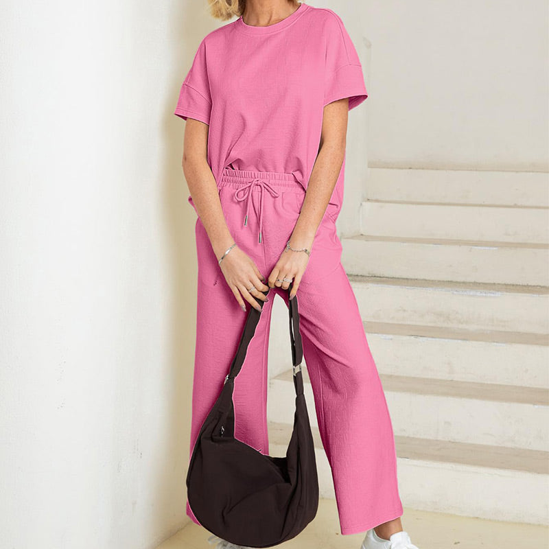 Gluschwein - 🌷Frühling/Sommer Bestseller 🍃Begrenzte Zeit 49% Rabatt💥Damen Sommer 2-teiliger Hausanzug✨