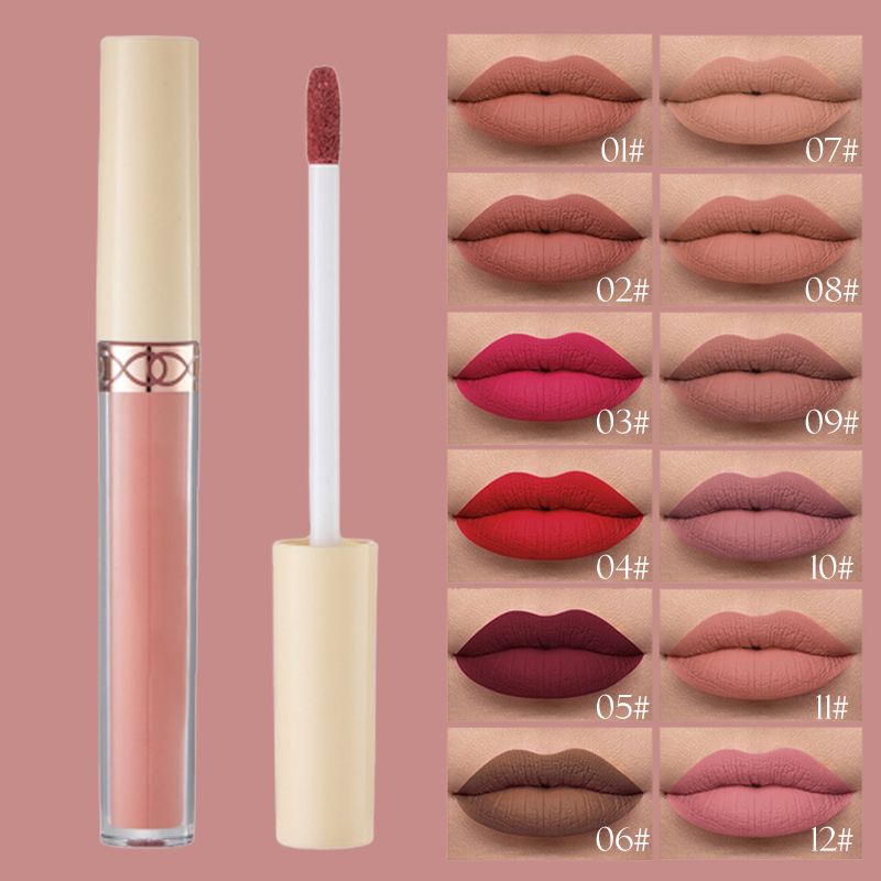 Gluschwein - 🔥Solange der Vorrat reicht 40 % Rabatt!🎉12 Farben Samtiger, matter Flüssig-Lippenstift