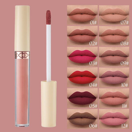Gluschwein - 🔥Solange der Vorrat reicht 40 % Rabatt!🎉12 Farben Samtiger, matter Flüssig-Lippenstift