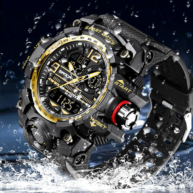 ⌚ JETZT 50 % RABATT! 💦 Multifunktionale, wasserdichte und leuchtende Herrenuhr – bis 50 m wasserdicht, stoßfest und mit Nachtsichtfunktion 🌃