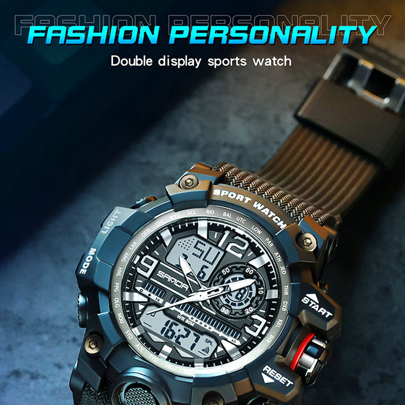 ⌚ JETZT 50 % RABATT! 💦 Multifunktionale, wasserdichte und leuchtende Herrenuhr – bis 50 m wasserdicht, stoßfest und mit Nachtsichtfunktion 🌃