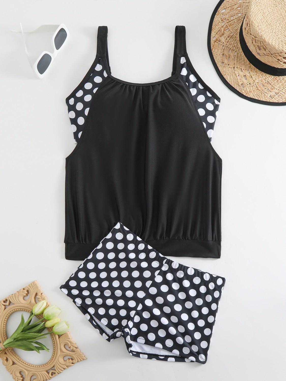 🏖️ Heißer Sommer – 50% RABATT 👙 Zweiteiliges Damen-Bikini-Set mit Polka-Dots