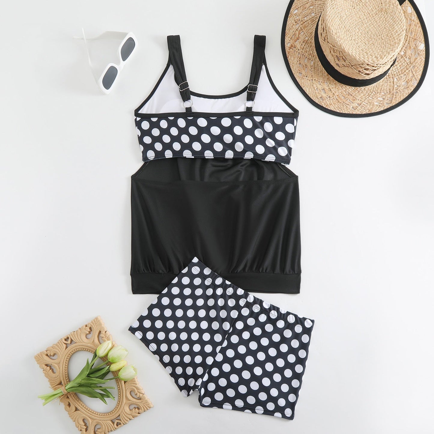 🏖️ Heißer Sommer – 50% RABATT 👙 Zweiteiliges Damen-Bikini-Set mit Polka-Dots