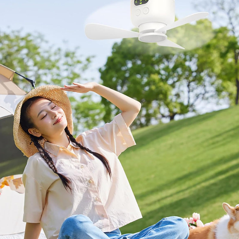⏰ Zeitlich begrenztes Angebot: 40% RABATT auf wiederaufladbaren Deckenventilator mit LED! 🌬️✨