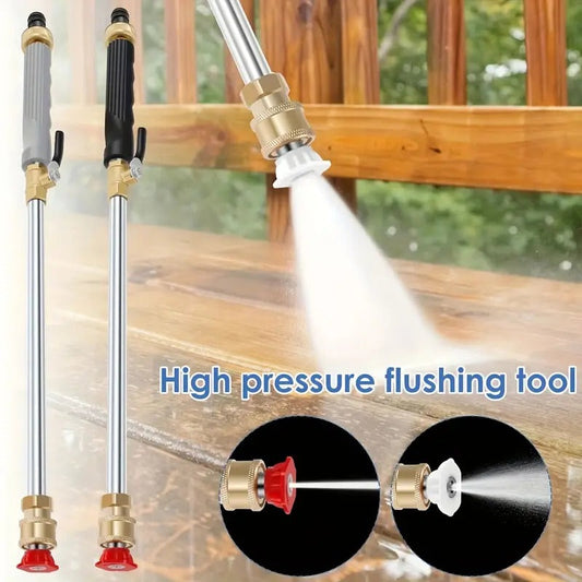 Gluschwein - 💦 LIMITIERTES ANGEBOT: 50% RABATT! 🚿 Hochdruckwasserpistole – 3 Austauschbare Düsen, Strapazierfähige Aluminiumlegierung & Leistungsstark ✨