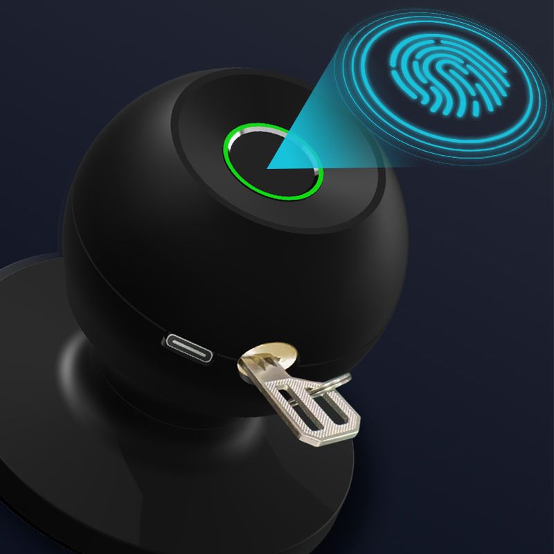 🛡️Intelligentes Türschloss mit Bluetooth und Fingerabdrucksensor