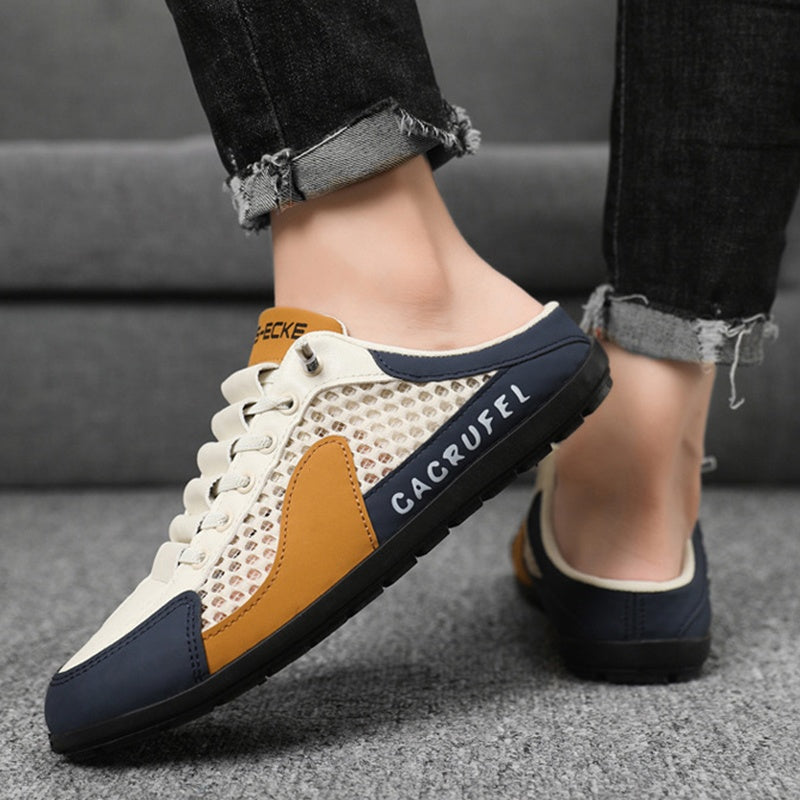 🔥 Frühlingsangebot 50 % Rabatt! 👟Atmungsaktive Mesh-Hausschuhe für Herren