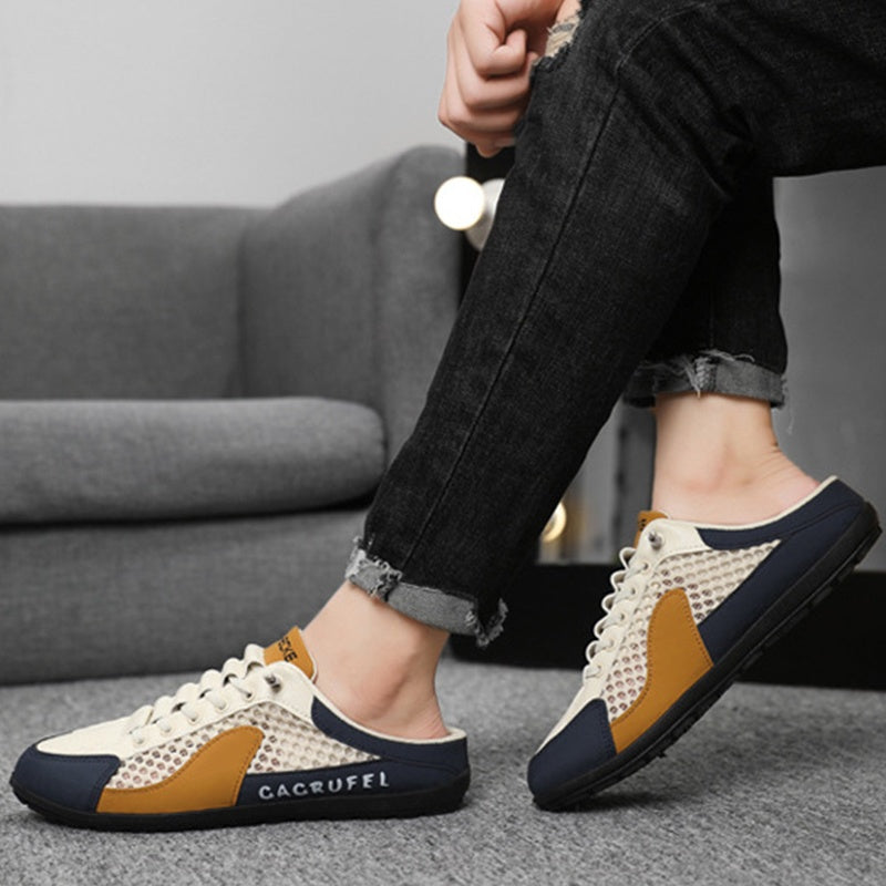 🔥 Frühlingsangebot 50 % Rabatt! 👟Atmungsaktive Mesh-Hausschuhe für Herren