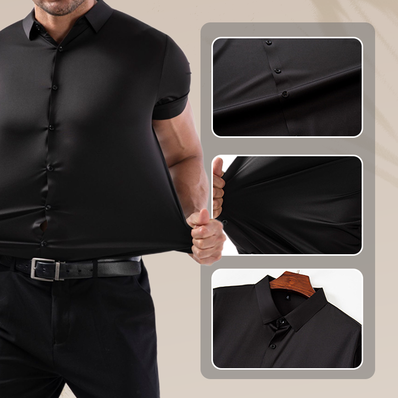 👕 50% RABATT! ⏳ Herren Kurzarmhemd aus 4-Wege-Stretchgewebe – Bewegungsfreiheit, atmungsaktiv & knitterarm – perfekt für Büro, Reisen oder Freizeit 🌿