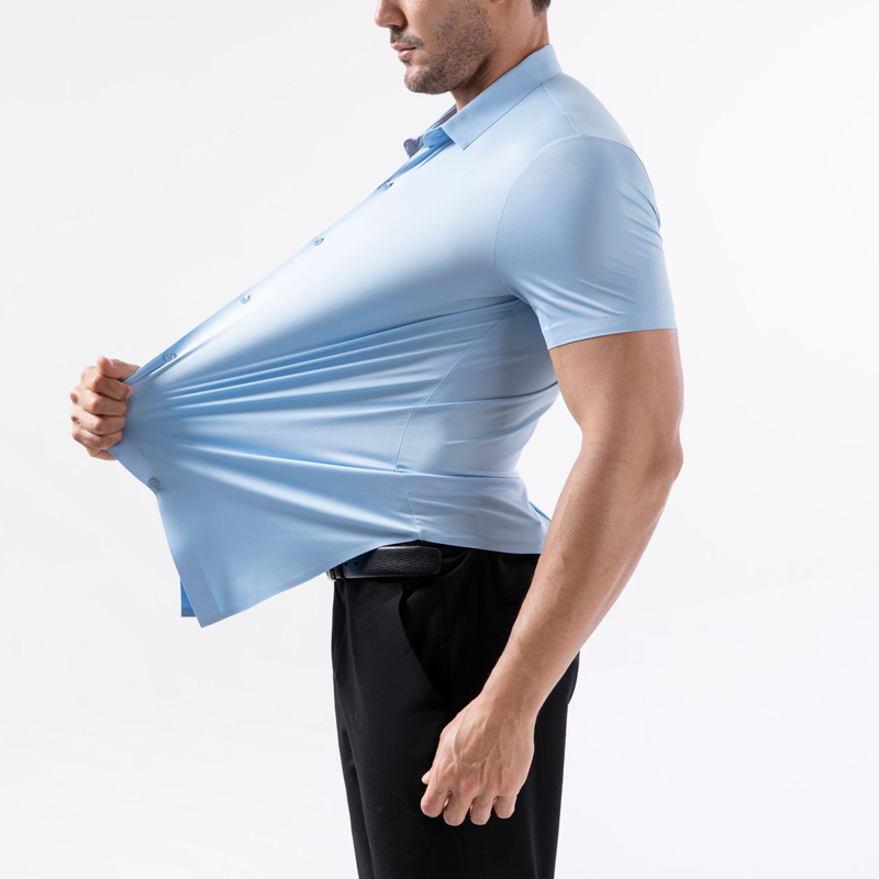 👕 50% RABATT! ⏳ Herren Kurzarmhemd aus 4-Wege-Stretchgewebe – Bewegungsfreiheit, atmungsaktiv & knitterarm – perfekt für Büro, Reisen oder Freizeit 🌿