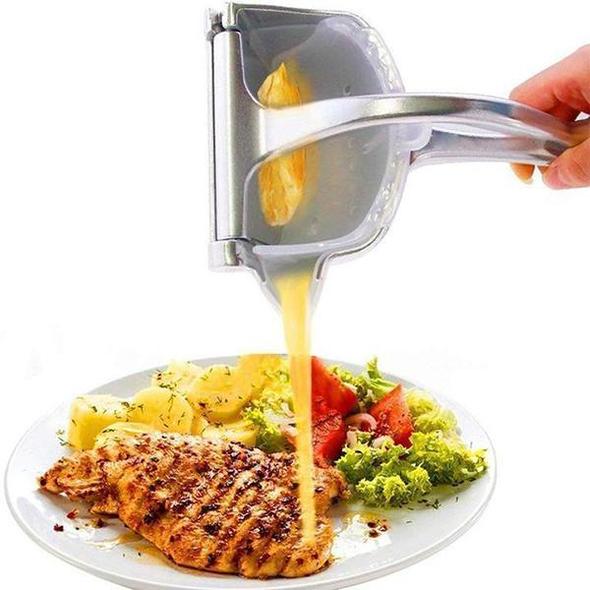 Gluschwein - 🍋🍊Heißer Verkauf+50 % Rabatt!! 🍹Edelstahl Manueller Entsafter Handfruchtpresse
