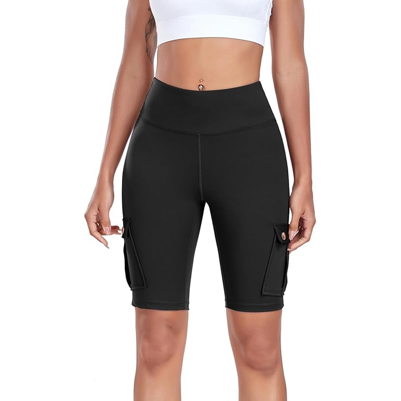 🍑💥 Hohe Taille Bikershorts für Damen – bauchkontrollierend, atmungsaktiv, weicher Stretch-Stoff. Ideal für Yoga & Sport