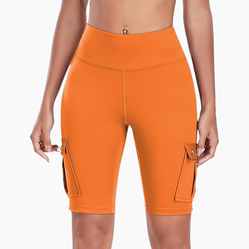 🍑💥 Hohe Taille Bikershorts für Damen – bauchkontrollierend, atmungsaktiv, weicher Stretch-Stoff. Ideal für Yoga & Sport