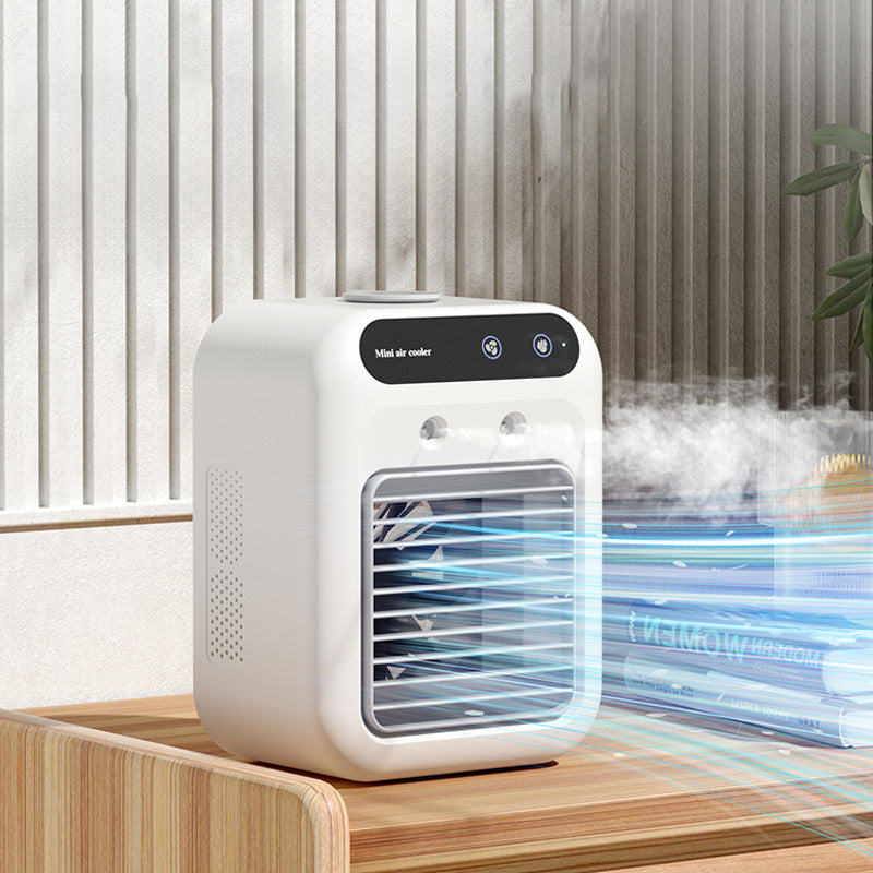 ❄️🌬️ Mini Air Cooler 3-in-1 – Kühlt, befeuchtet & duftet! Perfekt für Schreibtisch & Schlafbereich