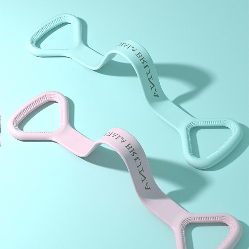 🥳2026 SALE🥳💞Mehr als 50.000 Stück verkauft!✨ 💝Achter-Widerstandsbänder – Silikon-Fitnessbänder für Frauen