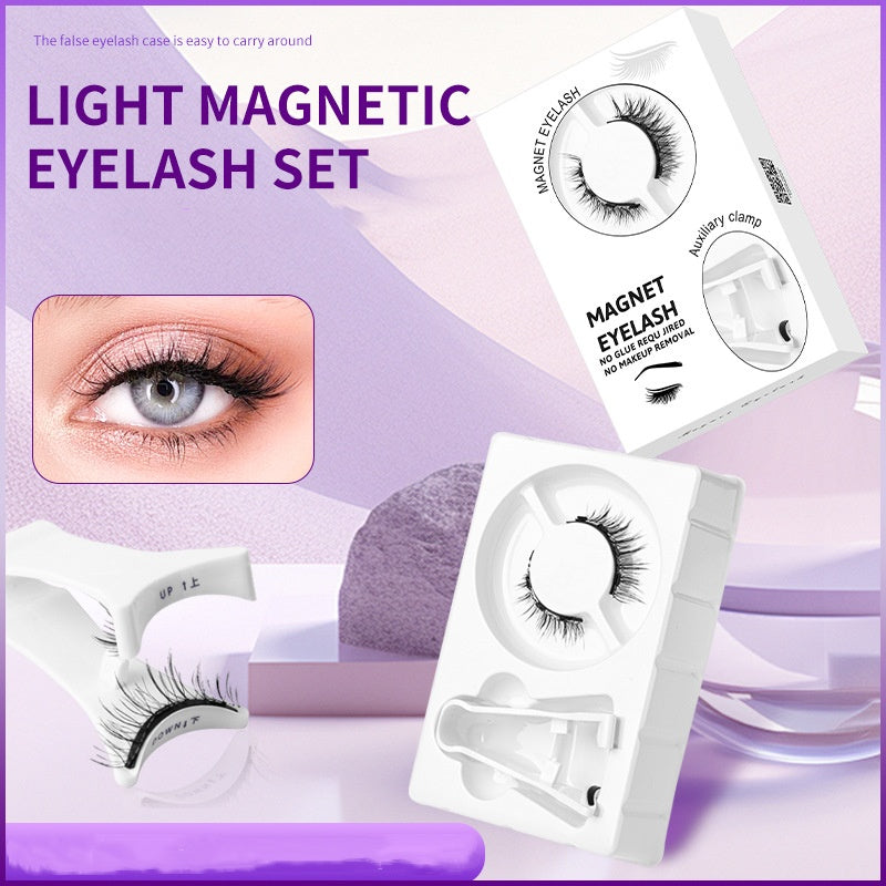 🔥Solange der Vorrat reicht 40 % Rabatt!🎉Wiederverwendbare magnetische Wimpern mit Applikator💯