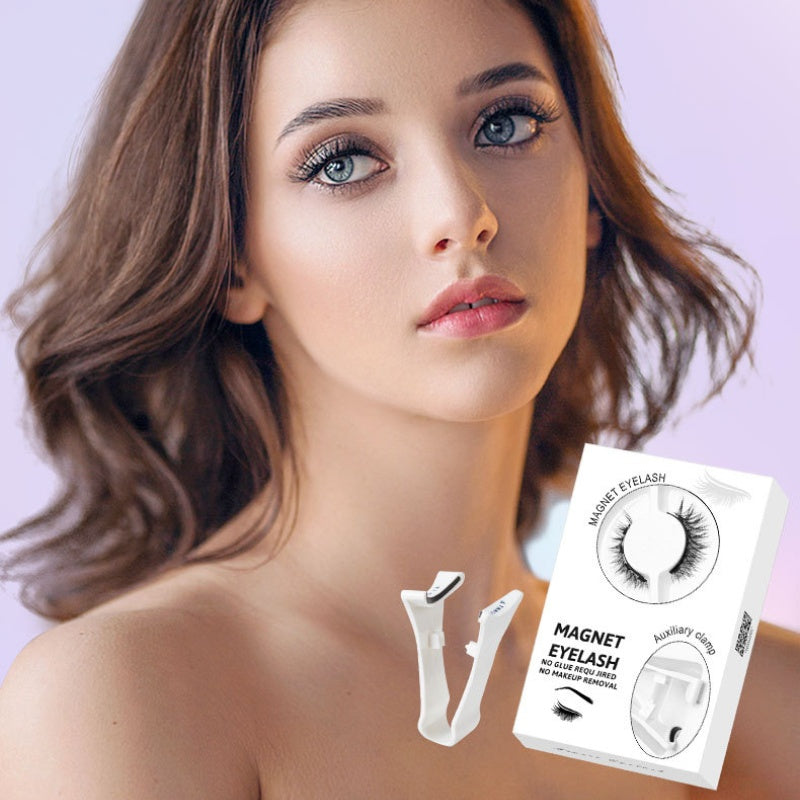 🔥Solange der Vorrat reicht 40 % Rabatt!🎉Wiederverwendbare magnetische Wimpern mit Applikator💯