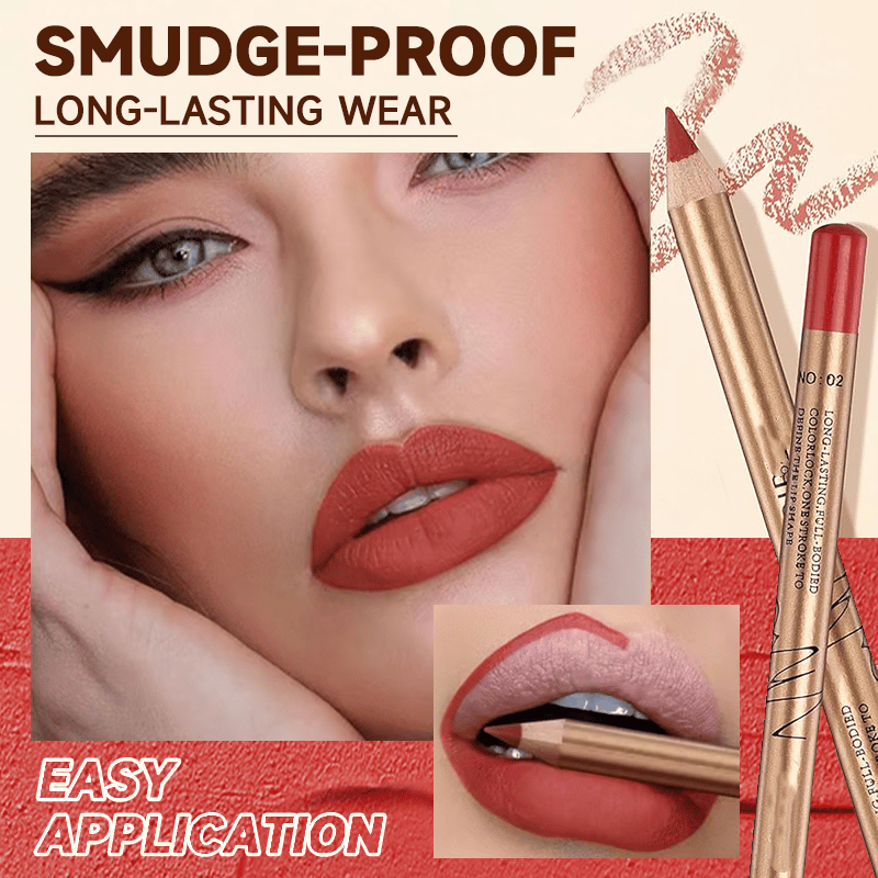 👄 50 % RABATT! 💄 12-teiliges Set mit wischfesten Liplinern – langanhaltend, cremig und wasserfest – perfekt für den Alltag oder professionelles Make-up 🎨