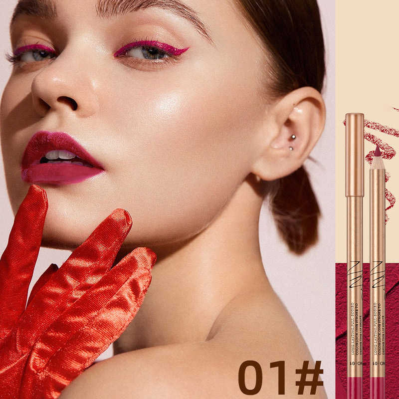 👄 50 % RABATT! 💄 12-teiliges Set mit wischfesten Liplinern – langanhaltend, cremig und wasserfest – perfekt für den Alltag oder professionelles Make-up 🎨