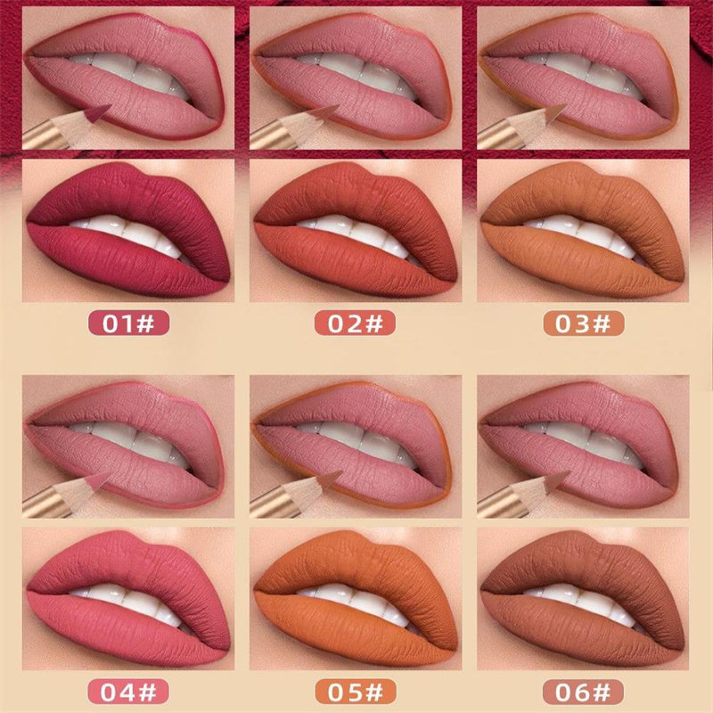 👄 50 % RABATT! 💄 12-teiliges Set mit wischfesten Liplinern – langanhaltend, cremig und wasserfest – perfekt für den Alltag oder professionelles Make-up 🎨