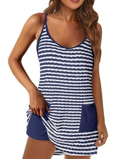 💥Begrenztes Angebot: 49% Rabatt, Geschenk 🎁 Damen ärmelloses Sommerkleid mit Shorts