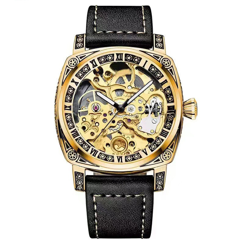 💥Heißer Verkauf 49% Rabatt⌚Business-Mode-Analoguhr mit rundem Zifferblatt und Lederarmband