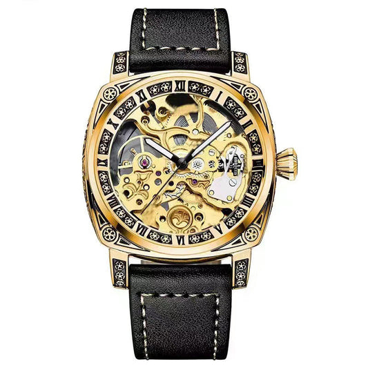 Gluschwein - 💥Heißer Verkauf 49% Rabatt⌚Business-Mode-Analoguhr mit rundem Zifferblatt und Lederarmband