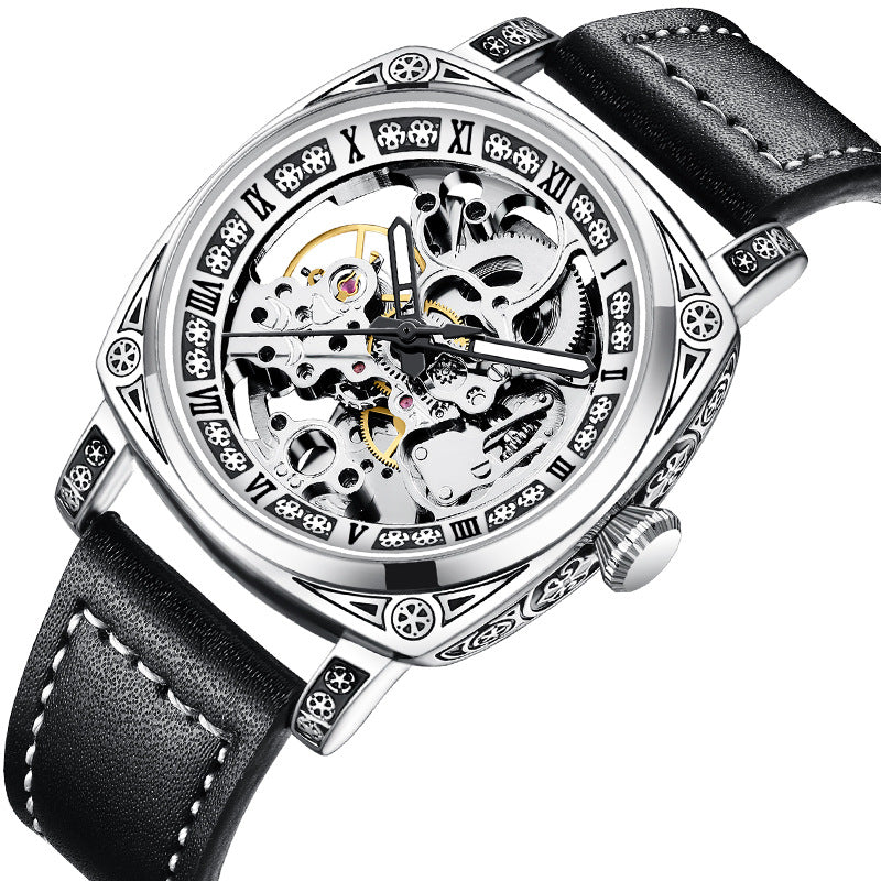 💥Heißer Verkauf 49% Rabatt⌚Business-Mode-Analoguhr mit rundem Zifferblatt und Lederarmband