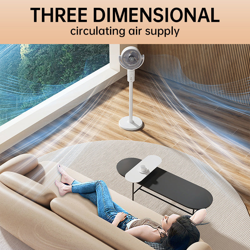 Gluschwein - 🎊Sommeraktion: 50 % Rabatt und versandkostenfrei🌀✨Motor Standventilator, 20dB sehr leiser Ventilator, 30m Wurfweite, 2465m³/h Luftvolumen, Fan mit Fernbedienung & Kühlung